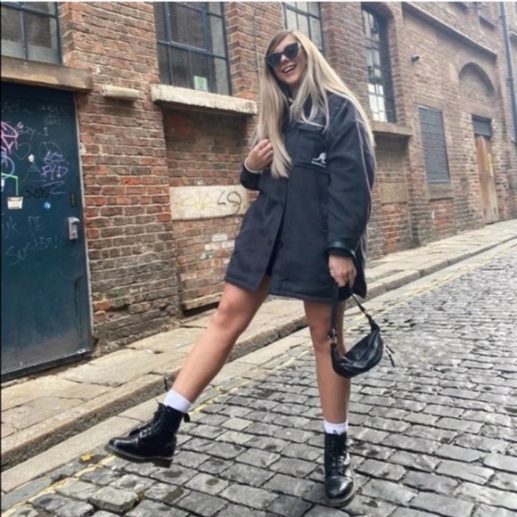 KANGOL x H&M Blogger Favorite Trendy Shacket L - Picture 4 of 12